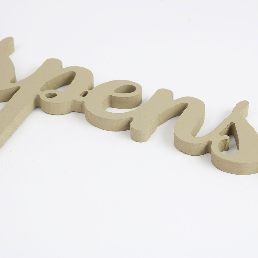 Scritta in Legno Dispensa