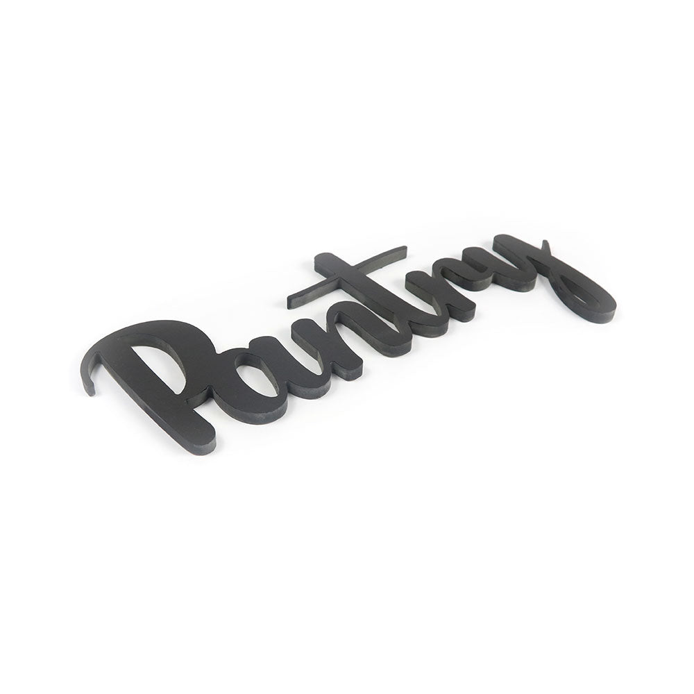 Scritta in Legno Pantry