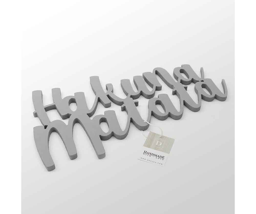 Scritta in Legno Hakuna Matata