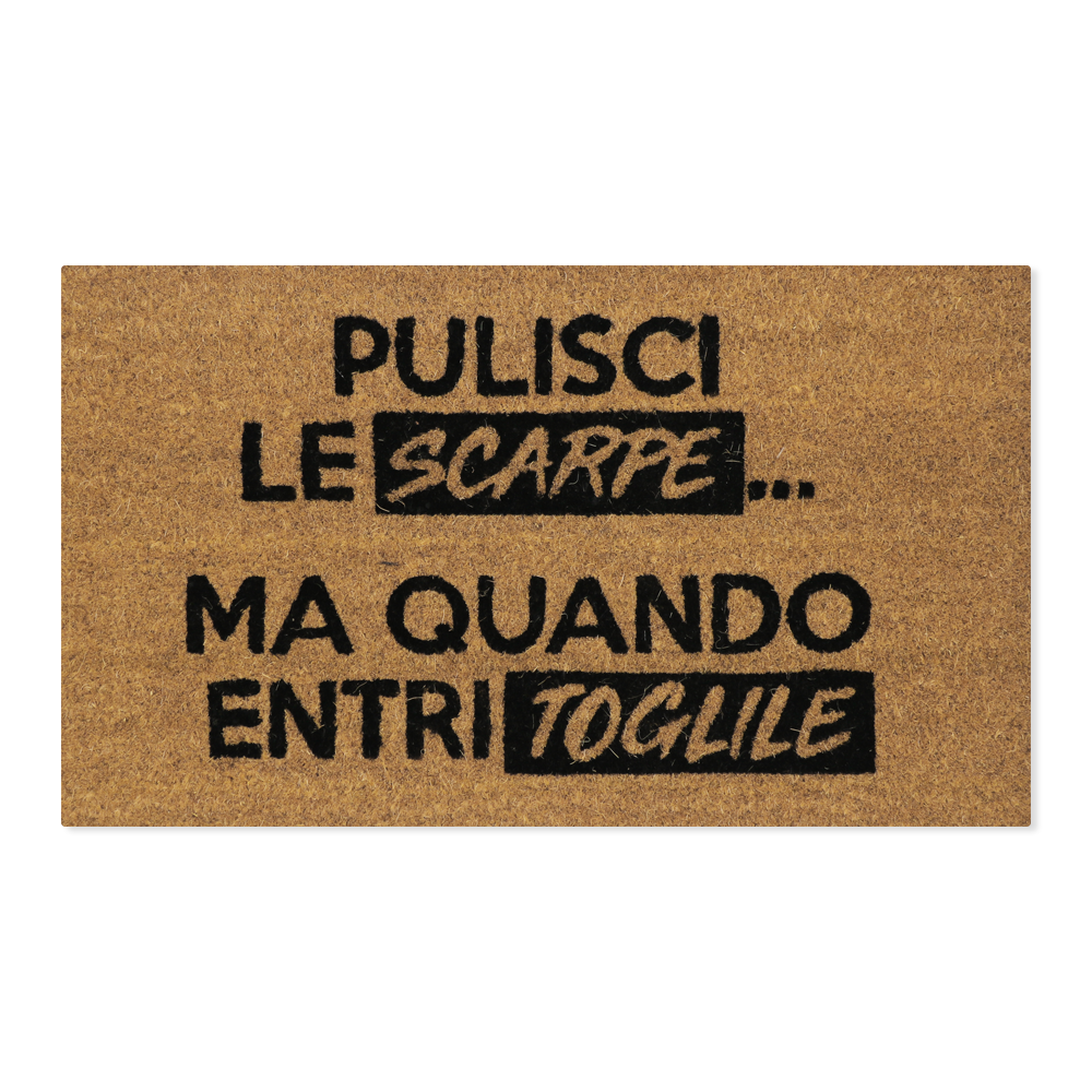 Zerbino in cocco Pulisci le scarpe
