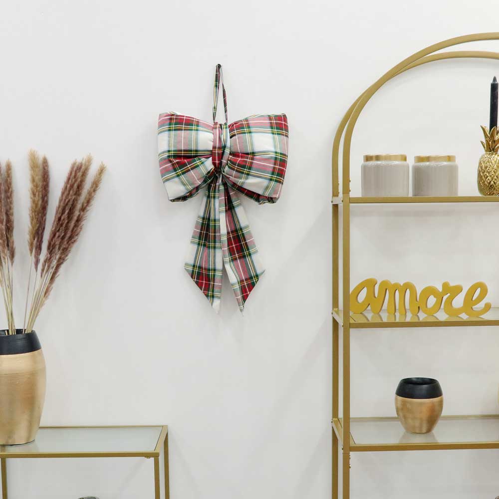 Fiocco Natalizio Tartan