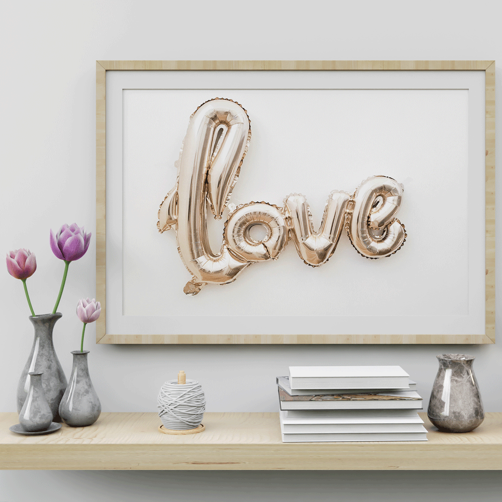 Poster Love Party Balloon