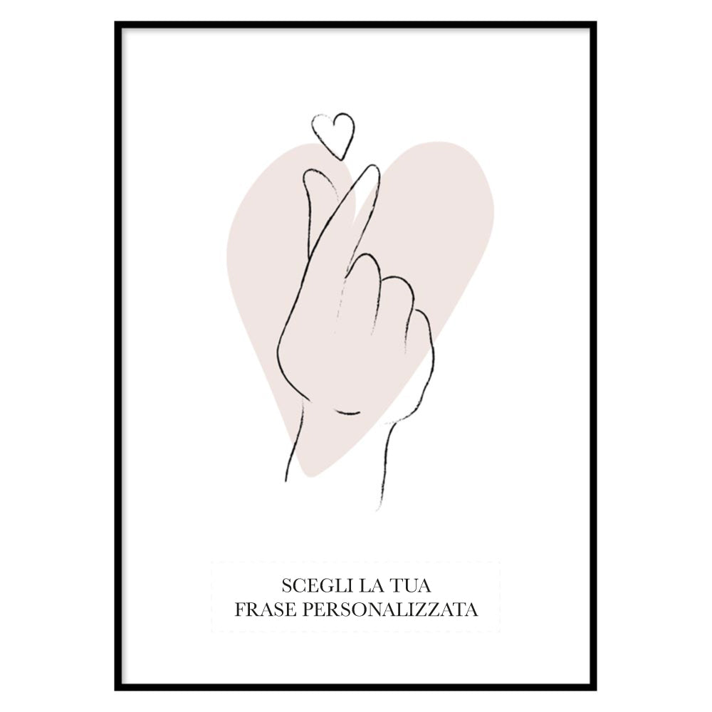 Poster Personalizzato Amore