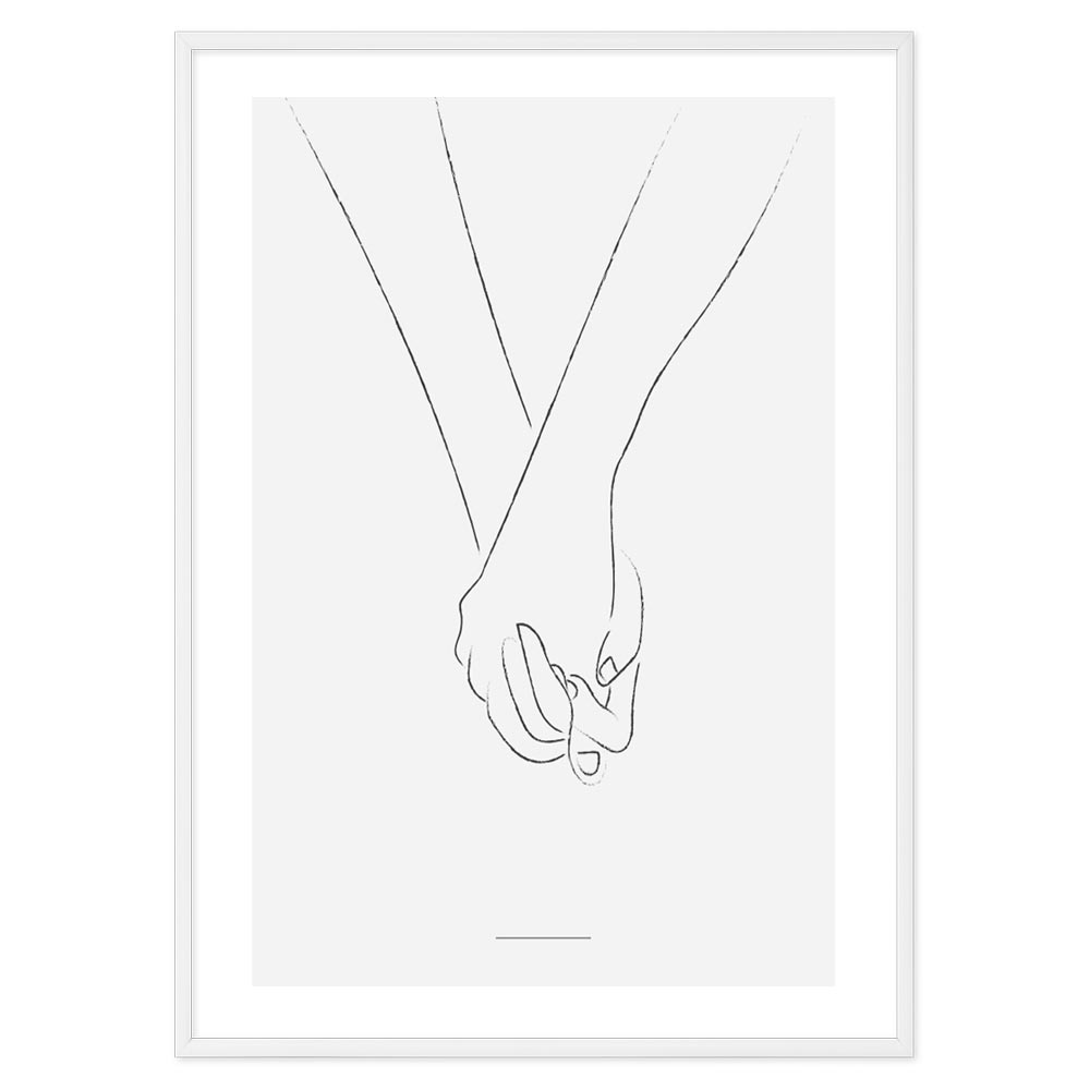 Poster Personalizzato Mano nella Mano