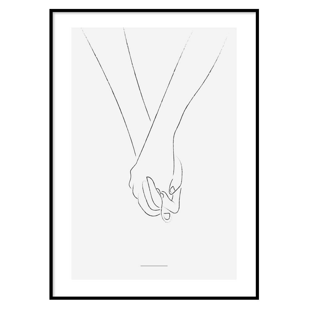 Poster Personalizzato Mano nella Mano