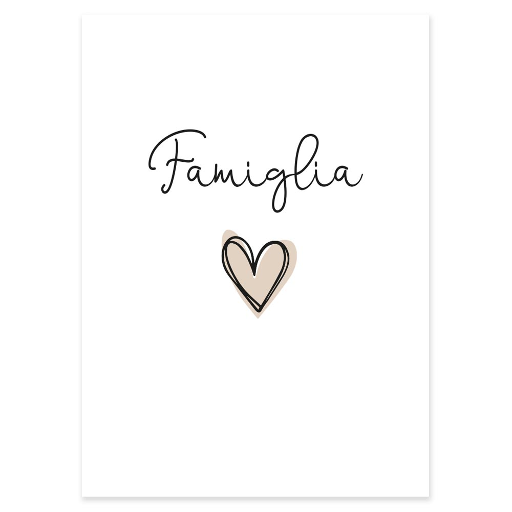 Poster Personalizzato Family