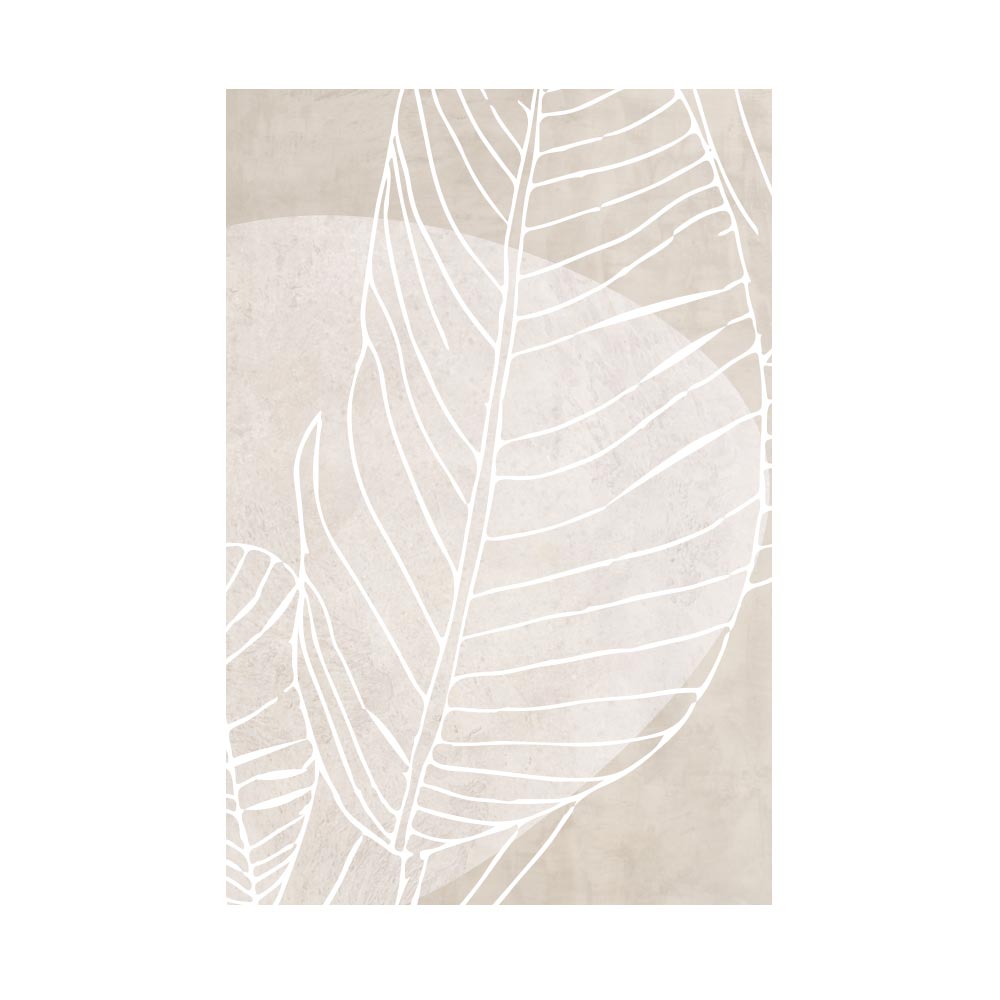 Poster Light Color Leaf