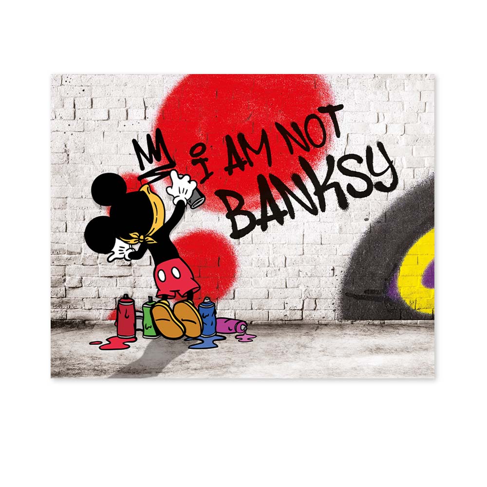 Quadro I am not Banksy