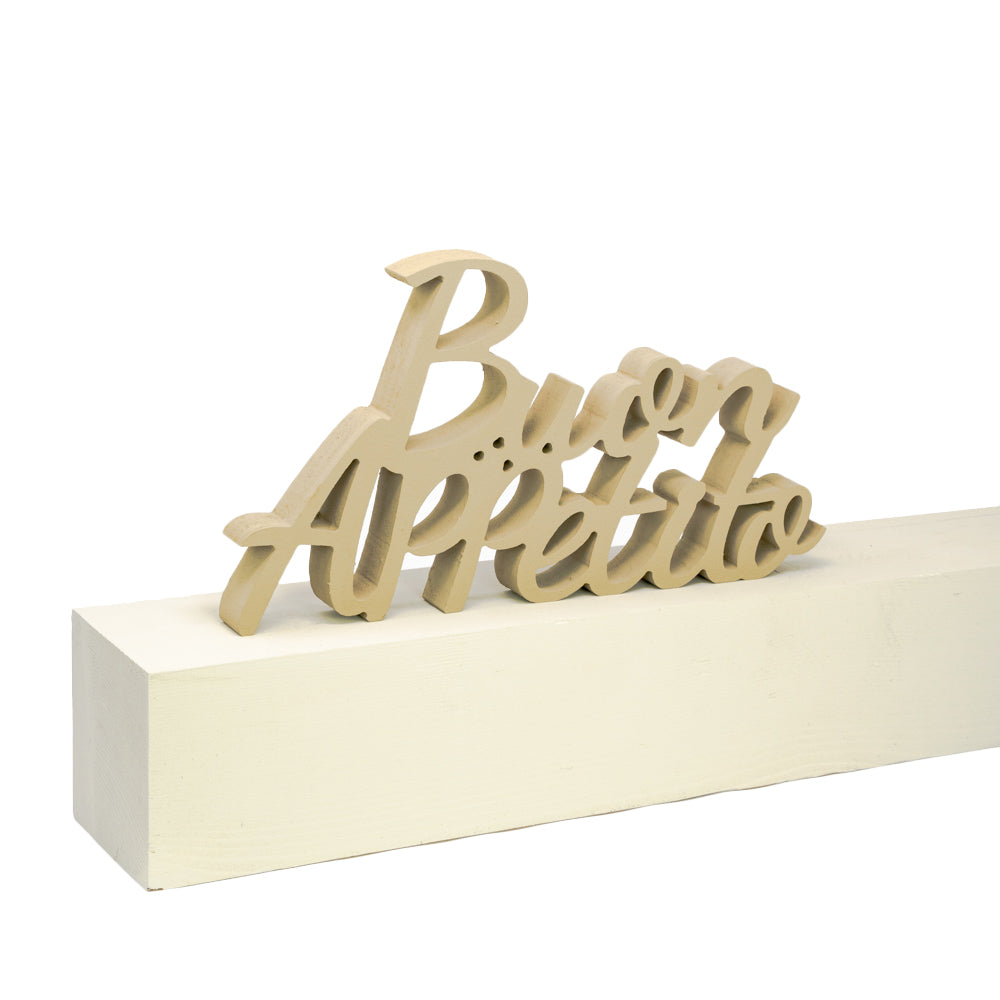 Targa in Legno - Buon Appetito
