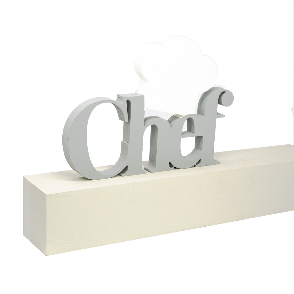 Targa in Legno - Chef
