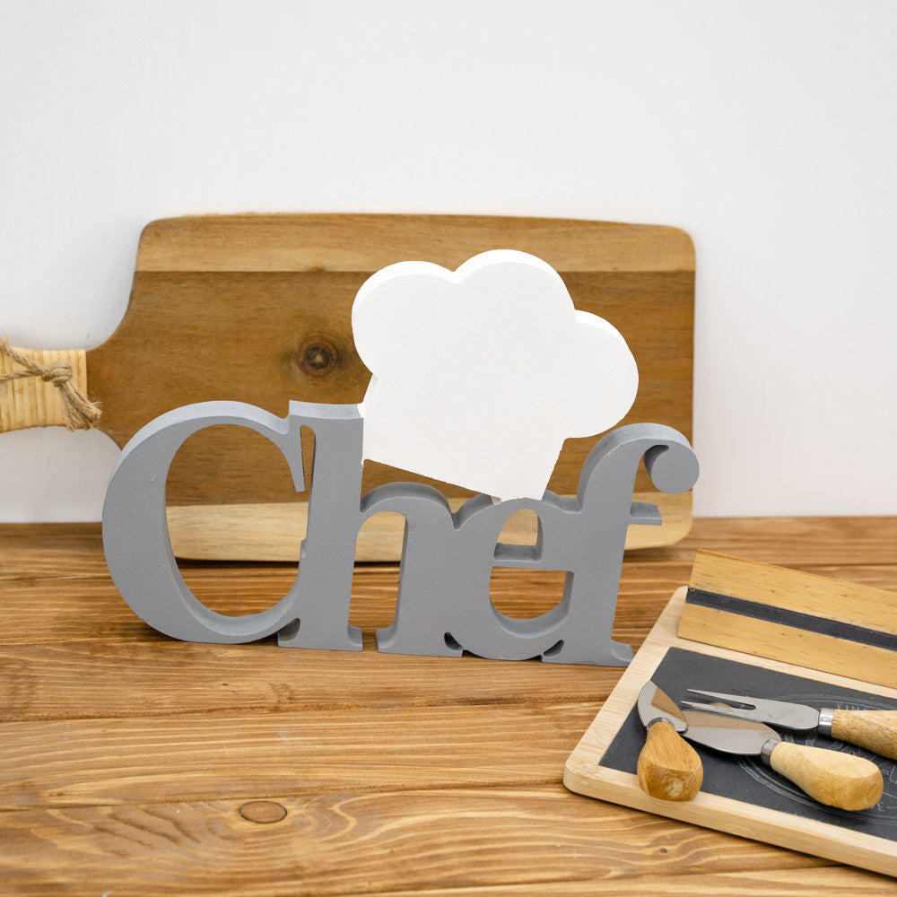 Targa in Legno - Chef