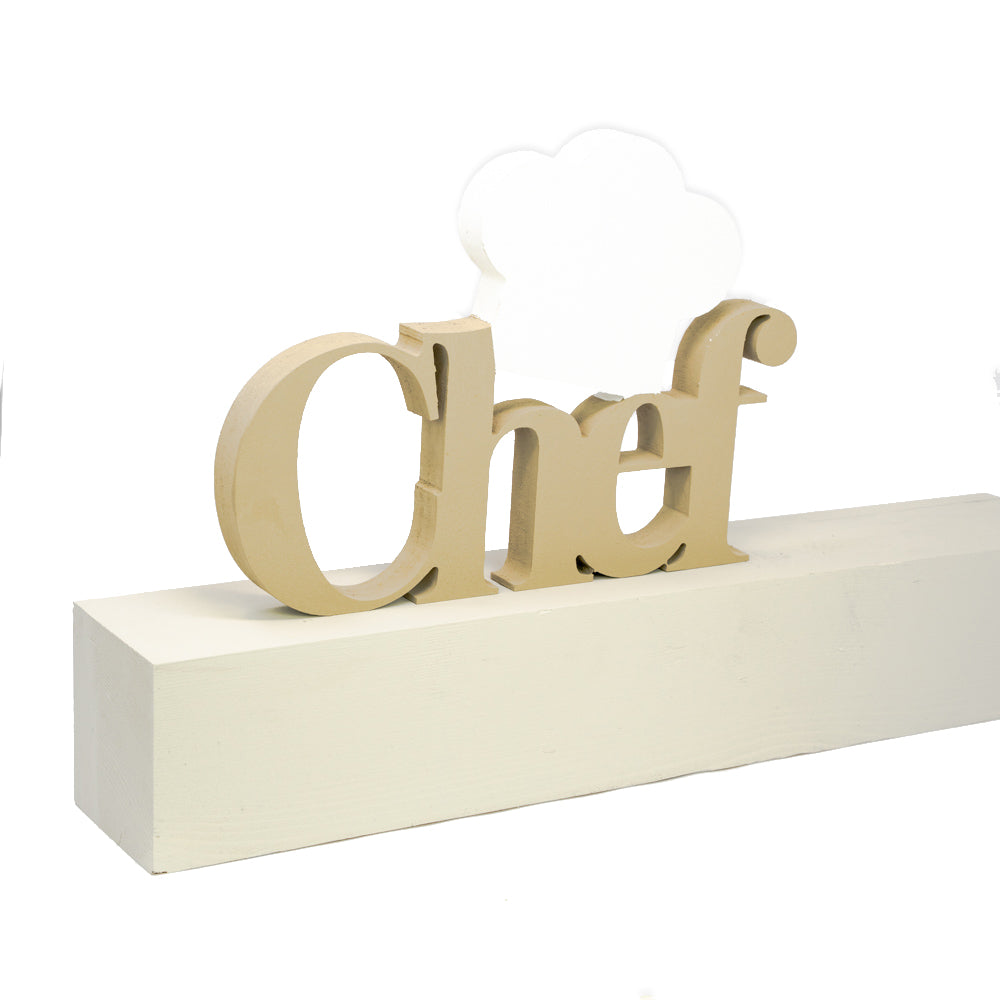 Targa in Legno - Chef