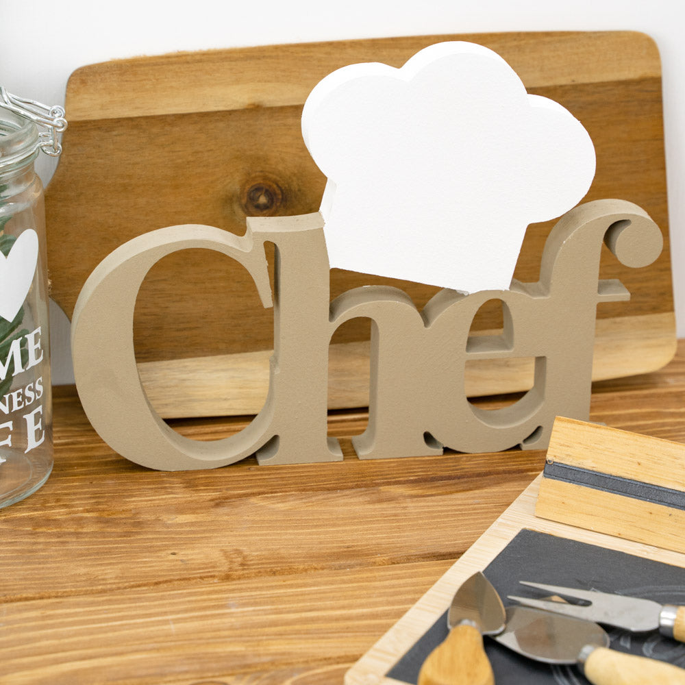 Targa in Legno - Chef
