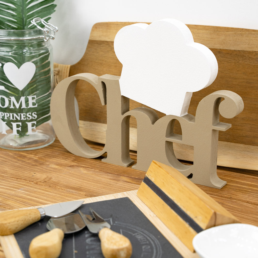 Targa in Legno - Chef