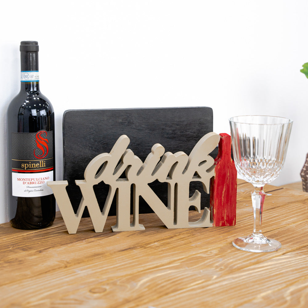 Targa da Appoggio Drink Wine