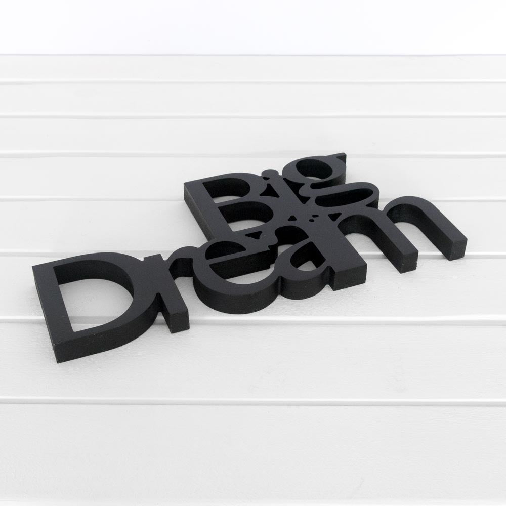 Targa in Legno - Big Dream