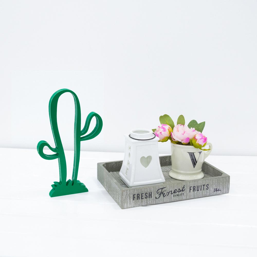 Targa in Legno - Cactus