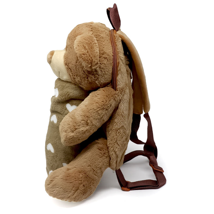 Plaid Bear Backpack