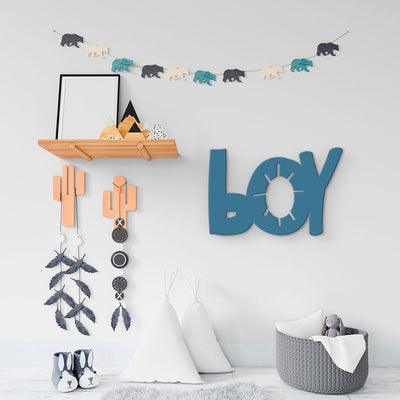 Scritta in legno Kids Boy