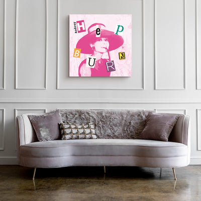 Iconic Hepburn painting