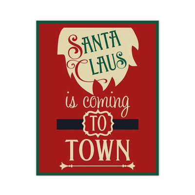 Quadro Natalizio Santa Claus