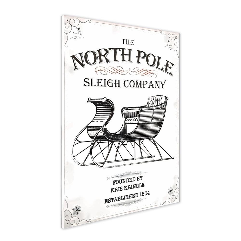 Quadro Natalizio North Pole