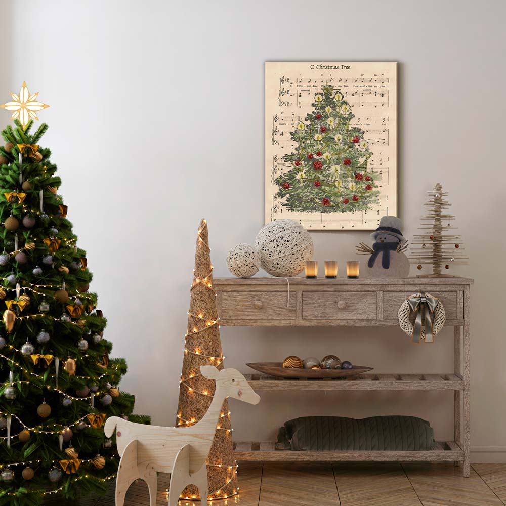 Quadro Natalizio O Christmas Tree