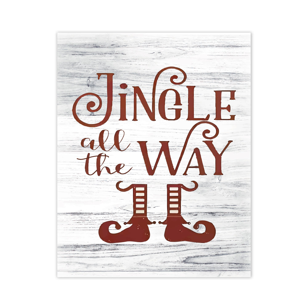 Quadro Natalizio Jingle all the way
