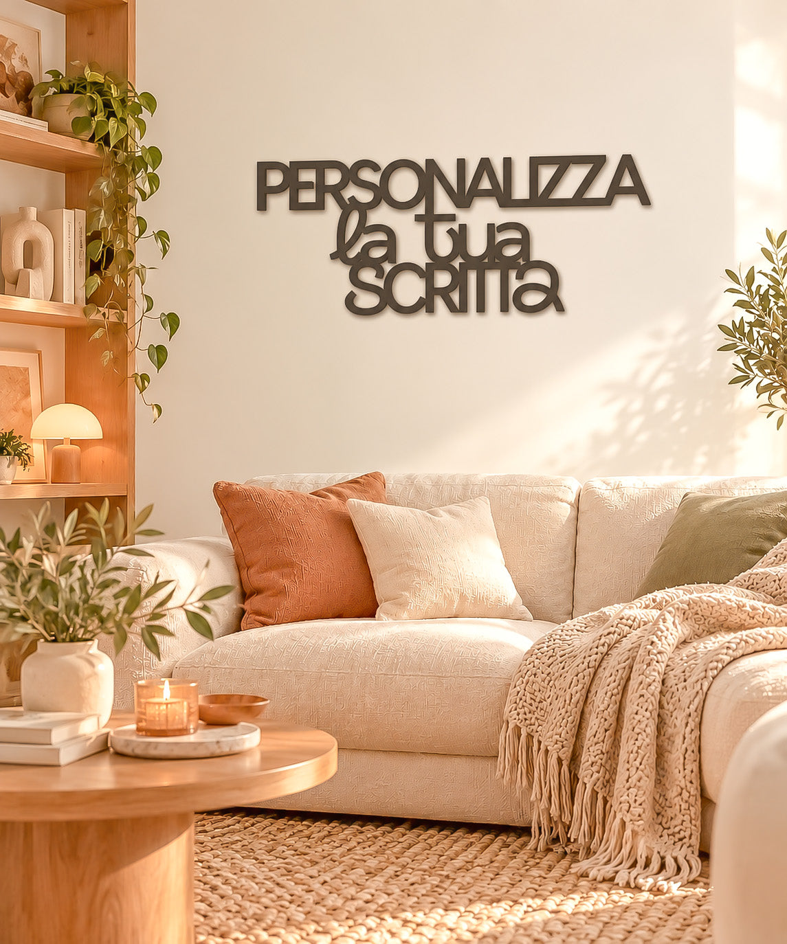 Scritta in legno da Parete Personalizzata