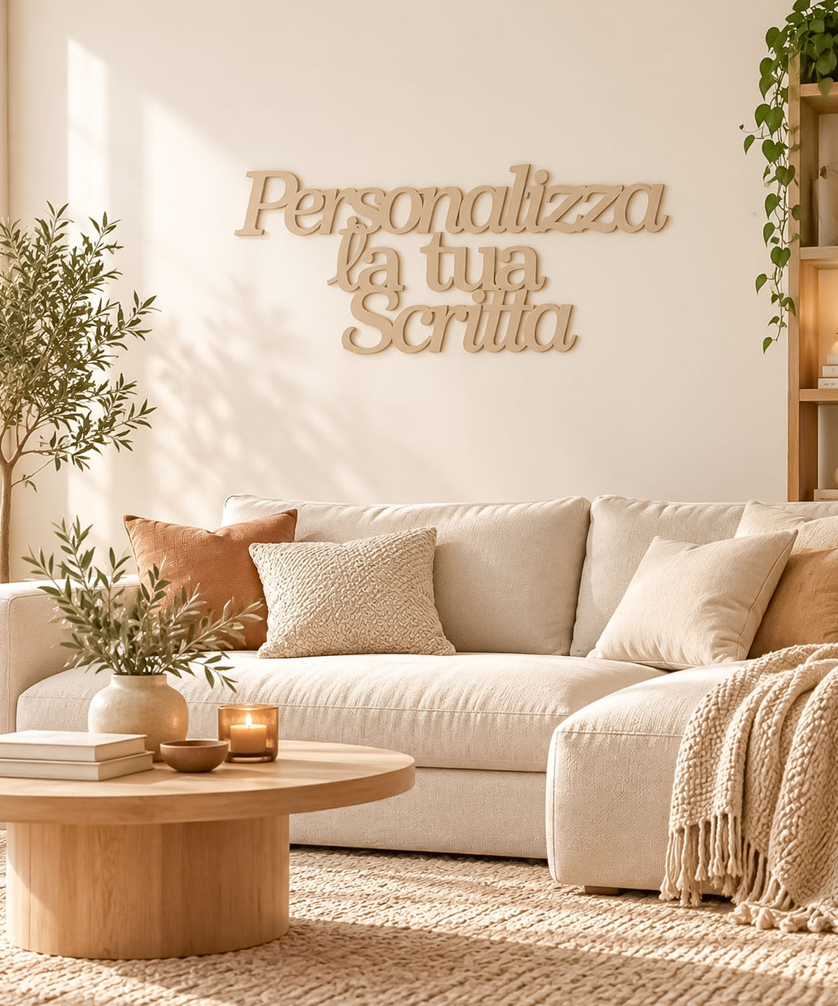 Scritta in legno da Parete Personalizzata