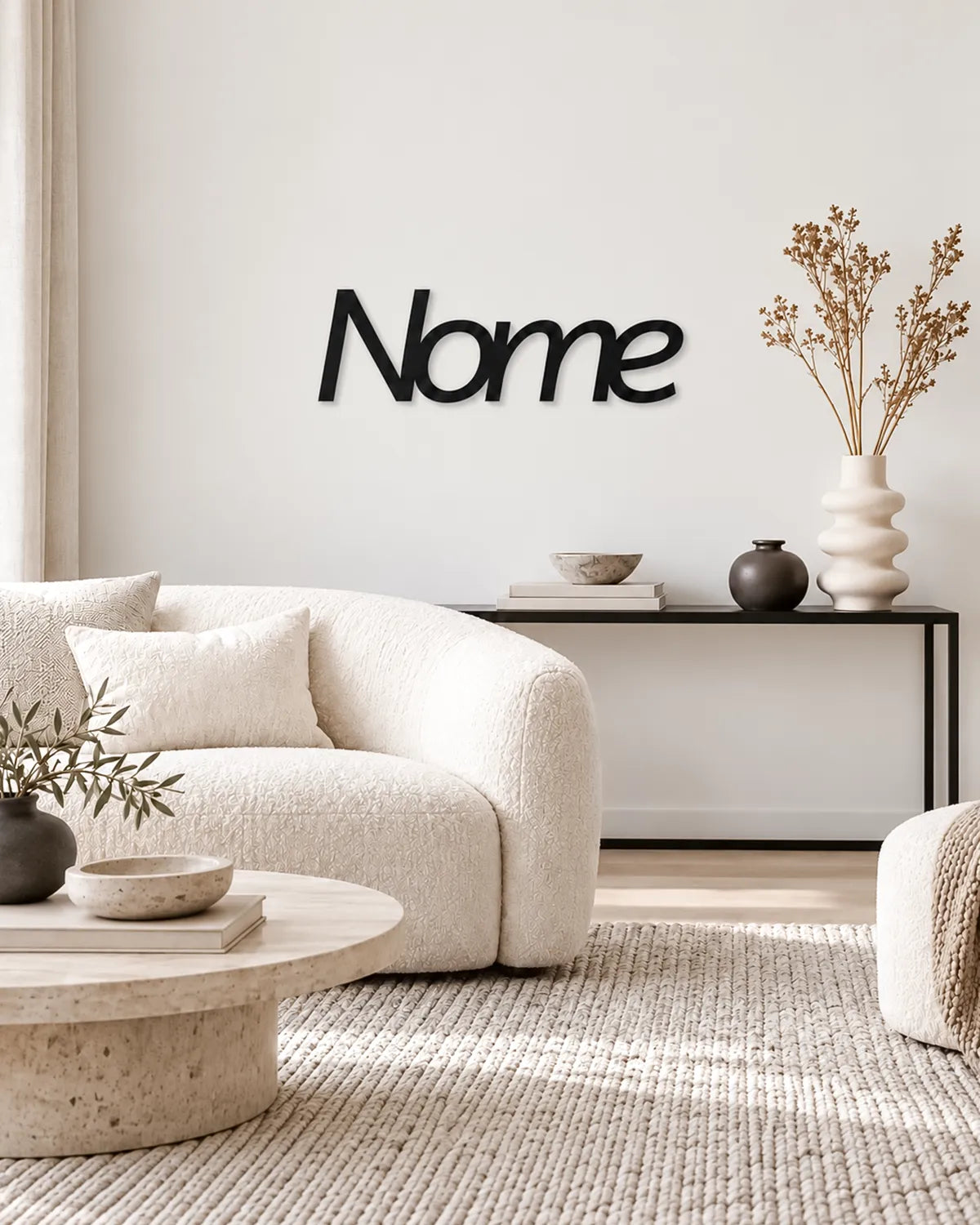 Nome Personalizzato in Legno da Appendere