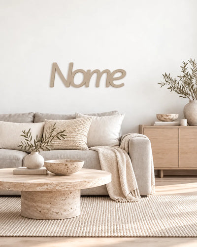 Nome Personalizzato in Legno da Appendere