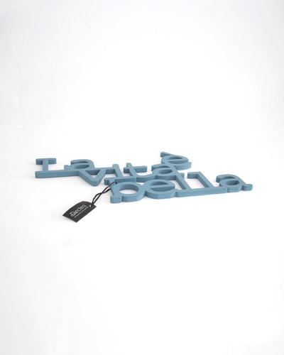 scritta in legno decorazione casa la vita è bella idea regalo 