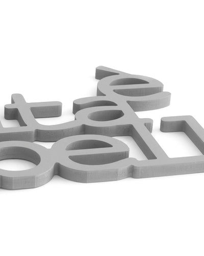 scritta in legno decorazione casa la vita è bella idea regalo 