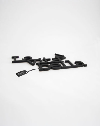 scritta in legno decorazione casa la vita è bella idea regalo 