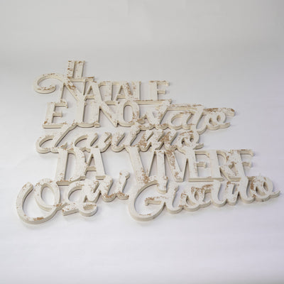 Scritta in Legno Il Natale è uno stato d'animo