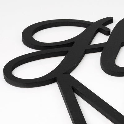 Scritta in Legno Home