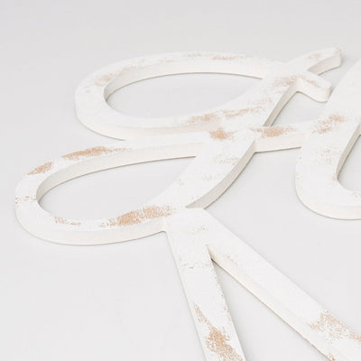 Scritta in Legno Home