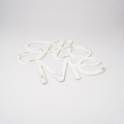 Scritta in Legno Home