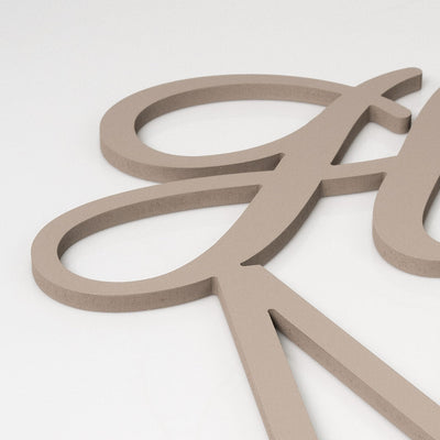 Scritta in Legno Home