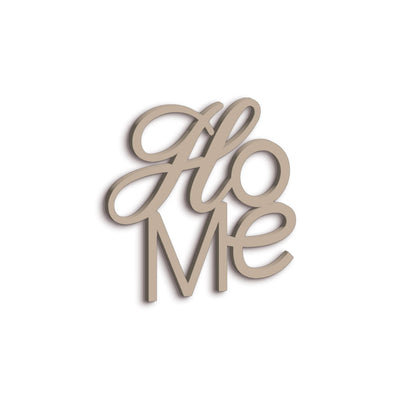 Scritta in Legno Home