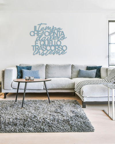 Scritta in Legno Il tempo che conta