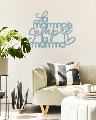 Scritta in Legno La mamma