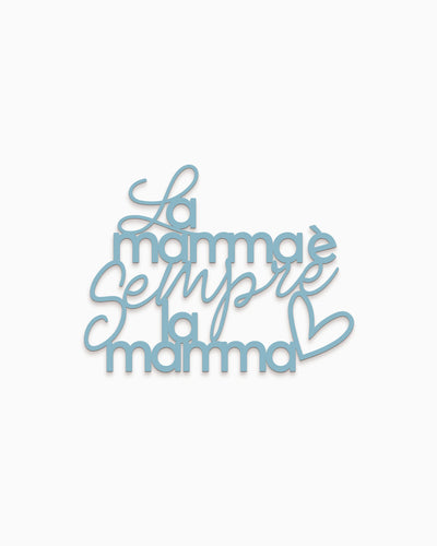 Scritta in Legno La mamma
