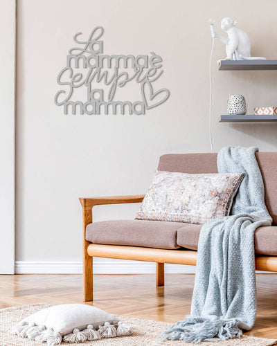 Scritta in Legno La mamma