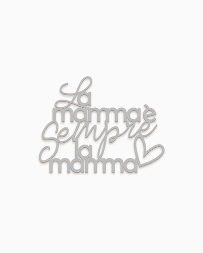 Scritta in Legno La mamma