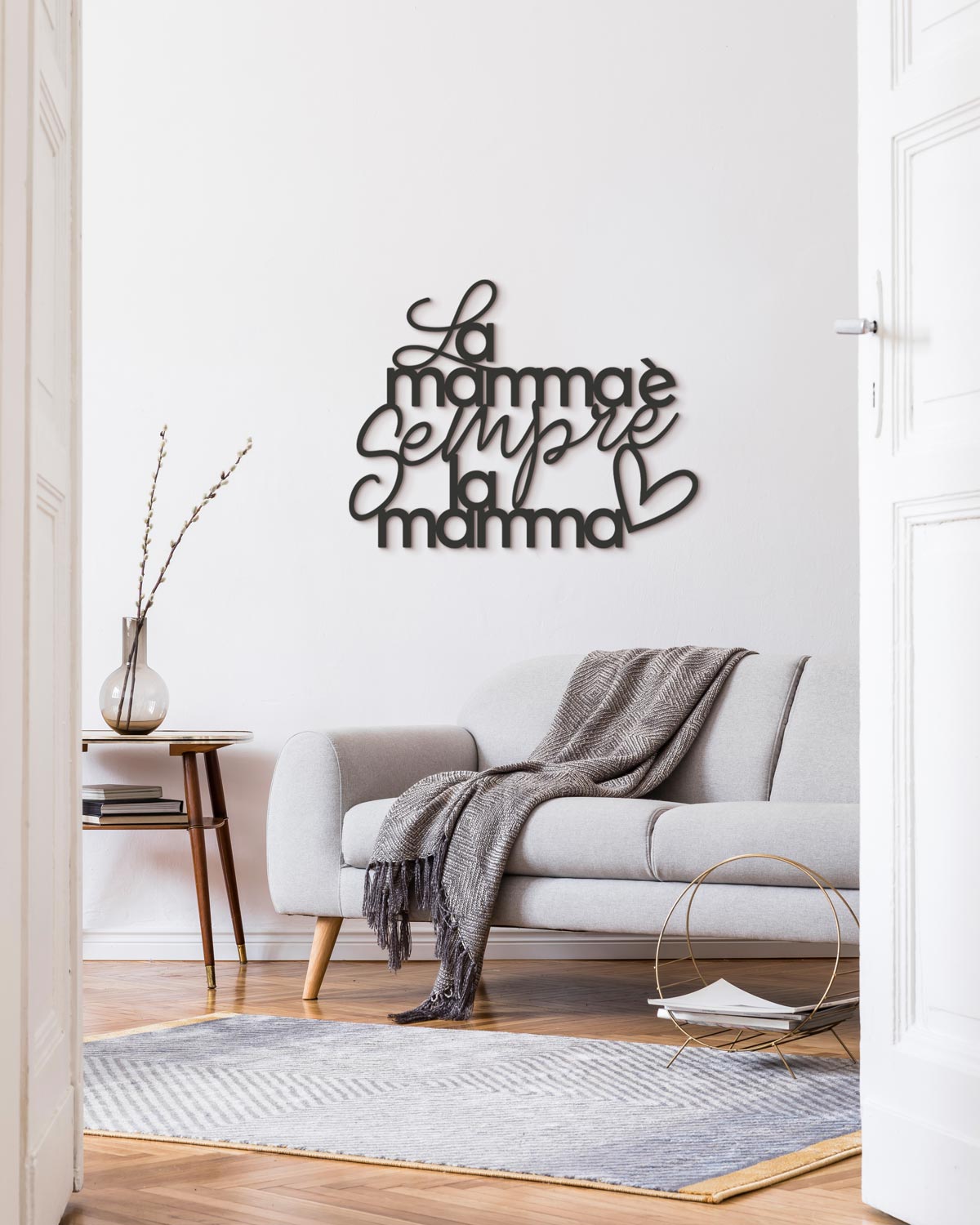 Scritta in Legno La mamma