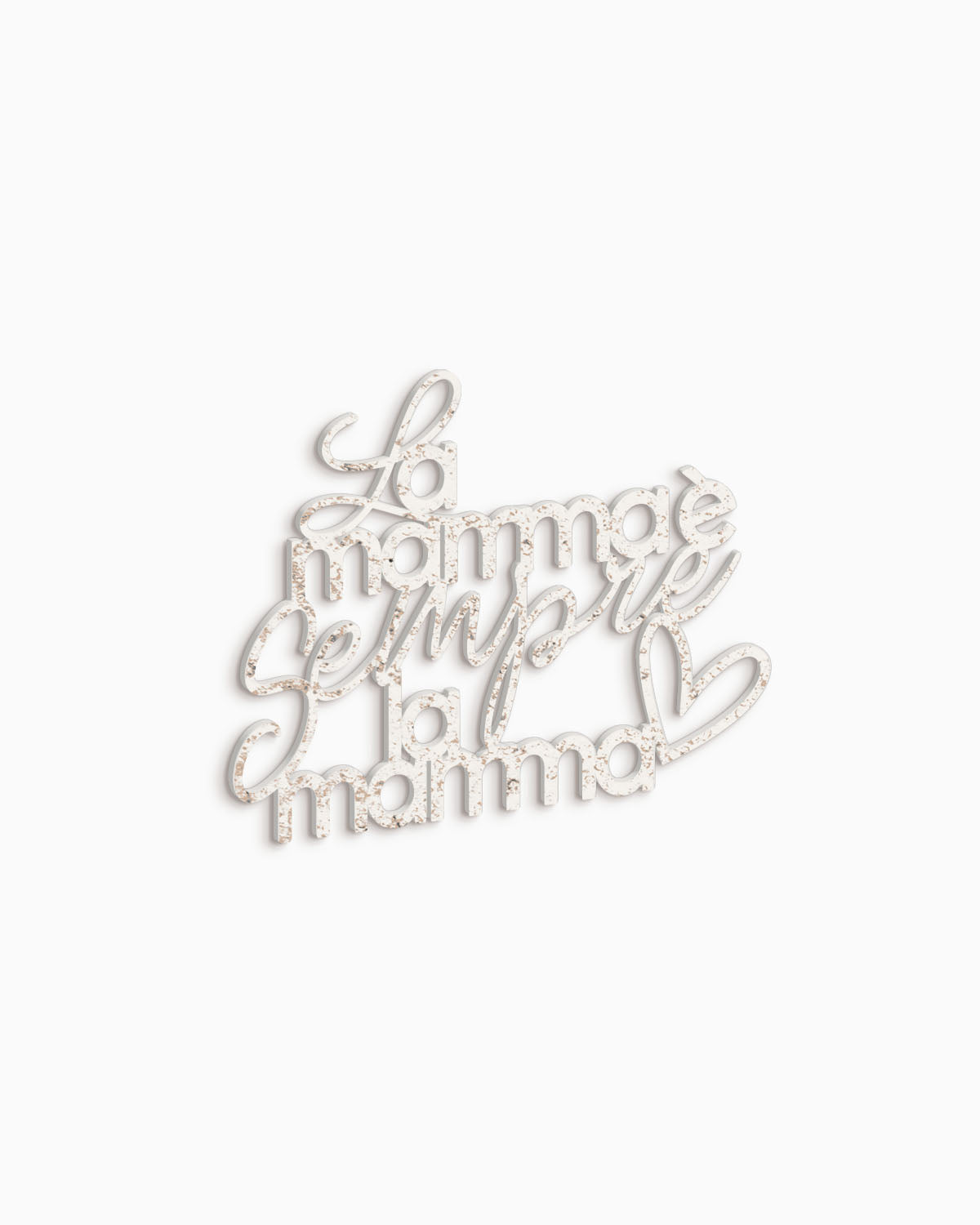 Scritta in Legno La mamma