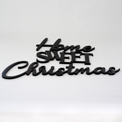 Scritta in Legno da appendere Home Sweet Christmas
