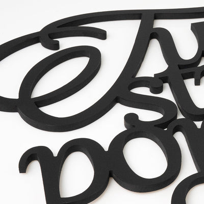 Scritta in Legno Tutte le strade portano a casa